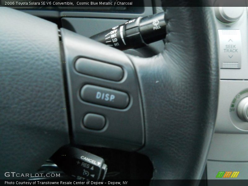 Cosmic Blue Metallic / Charcoal 2006 Toyota Solara SE V6 Convertible