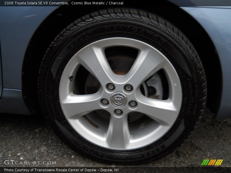 Cosmic Blue Metallic / Charcoal 2006 Toyota Solara SE V6 Convertible