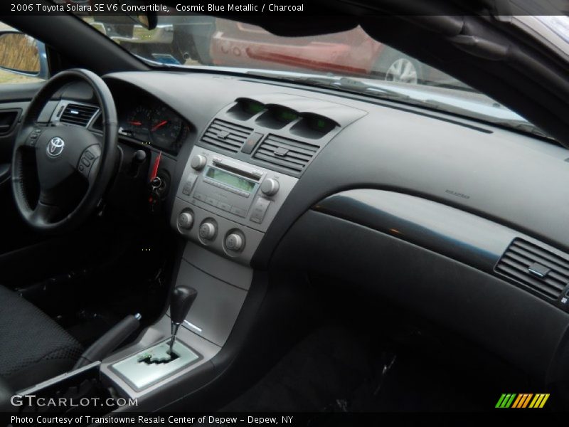Cosmic Blue Metallic / Charcoal 2006 Toyota Solara SE V6 Convertible