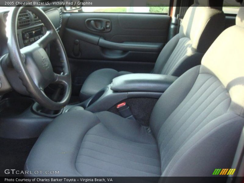 Victory Red / Graphite 2005 Chevrolet Blazer LS