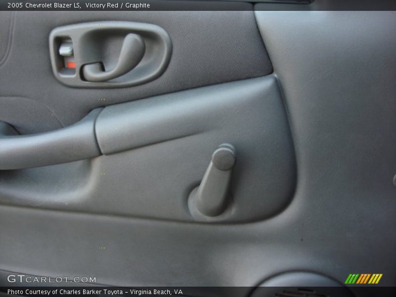 Victory Red / Graphite 2005 Chevrolet Blazer LS