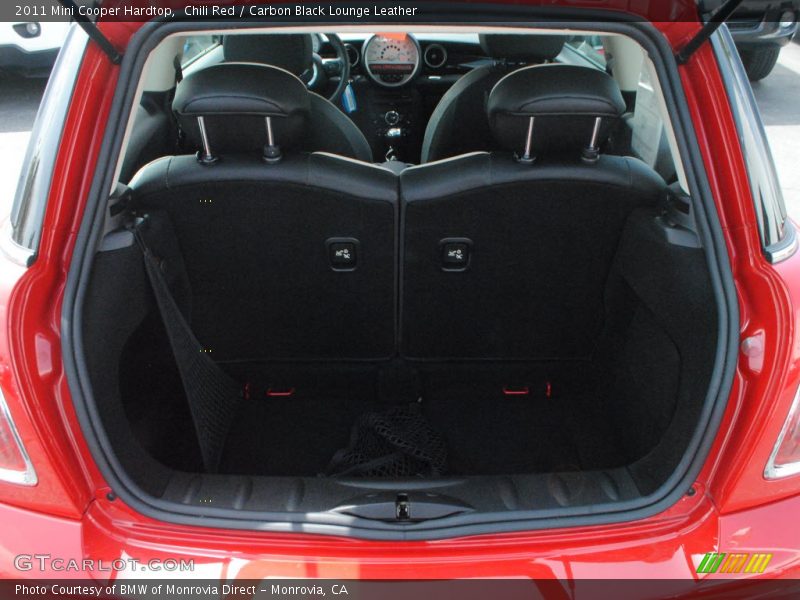 Chili Red / Carbon Black Lounge Leather 2011 Mini Cooper Hardtop