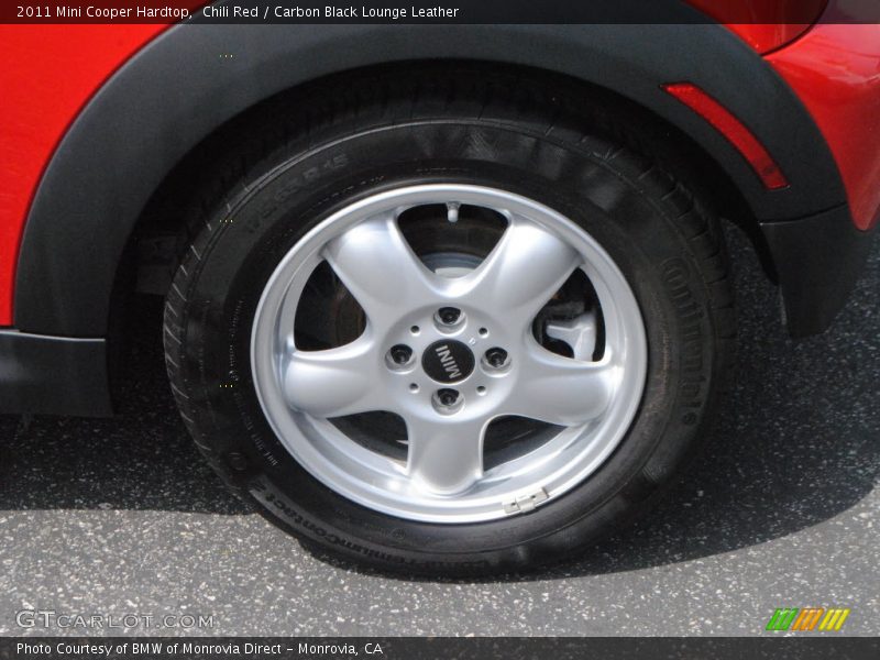 Chili Red / Carbon Black Lounge Leather 2011 Mini Cooper Hardtop