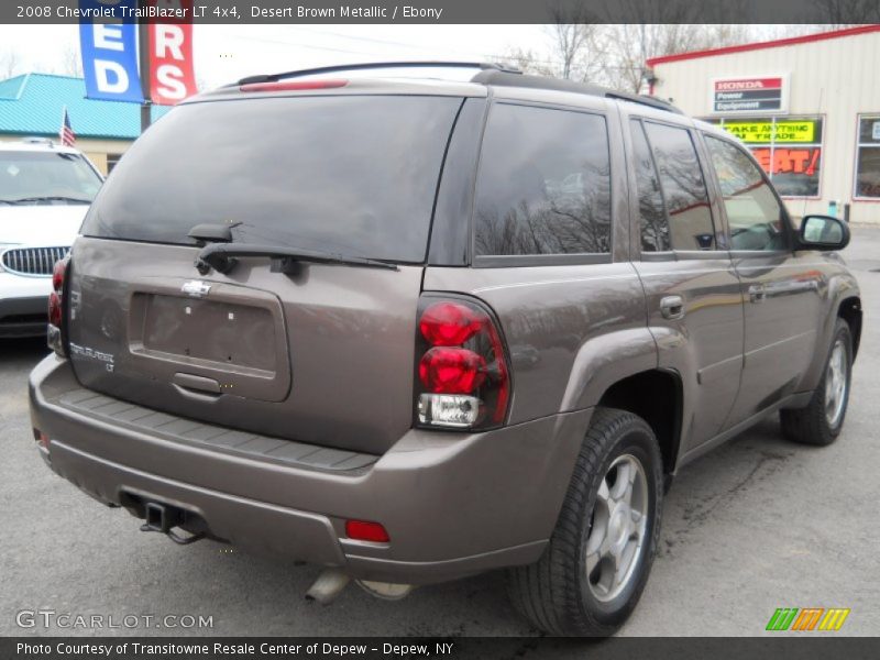 Desert Brown Metallic / Ebony 2008 Chevrolet TrailBlazer LT 4x4