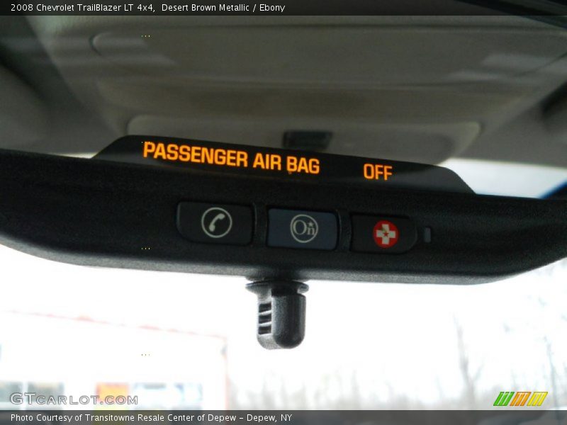 Desert Brown Metallic / Ebony 2008 Chevrolet TrailBlazer LT 4x4