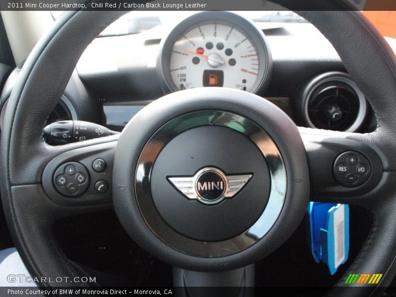 Chili Red / Carbon Black Lounge Leather 2011 Mini Cooper Hardtop