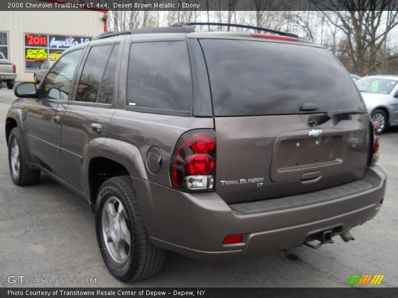 Desert Brown Metallic / Ebony 2008 Chevrolet TrailBlazer LT 4x4