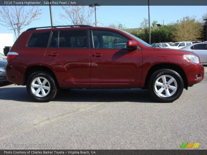 Salsa Red Pearl / Ash 2010 Toyota Highlander