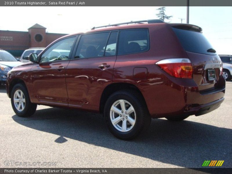 Salsa Red Pearl / Ash 2010 Toyota Highlander