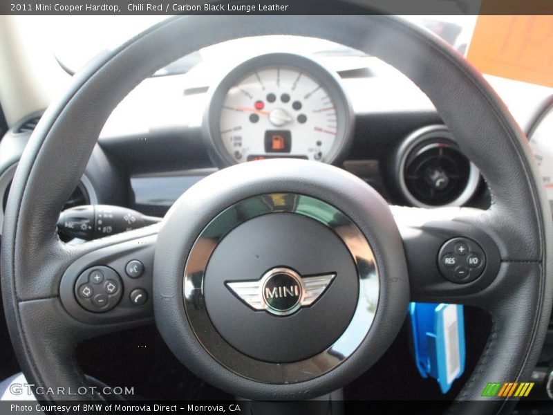 Chili Red / Carbon Black Lounge Leather 2011 Mini Cooper Hardtop