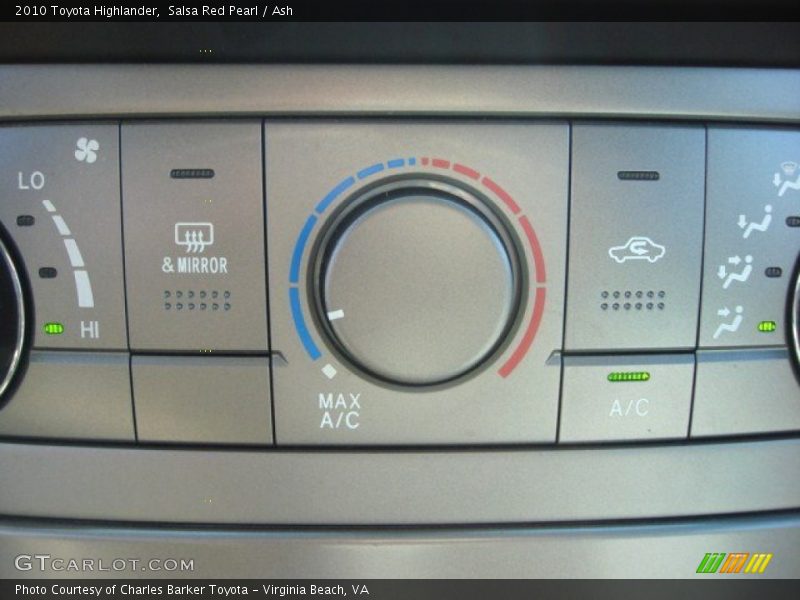 Salsa Red Pearl / Ash 2010 Toyota Highlander