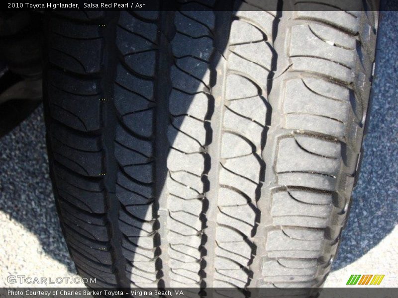 Salsa Red Pearl / Ash 2010 Toyota Highlander