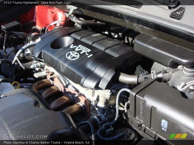 Salsa Red Pearl / Ash 2010 Toyota Highlander