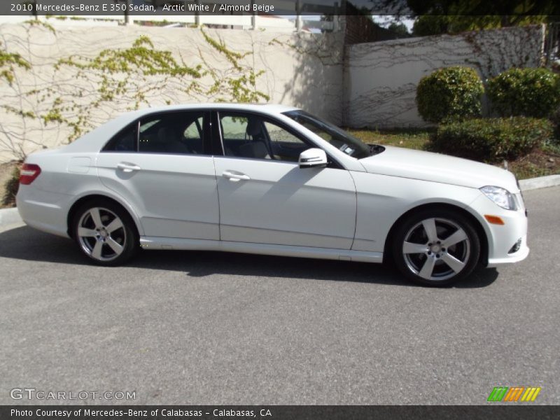 Arctic White / Almond Beige 2010 Mercedes-Benz E 350 Sedan