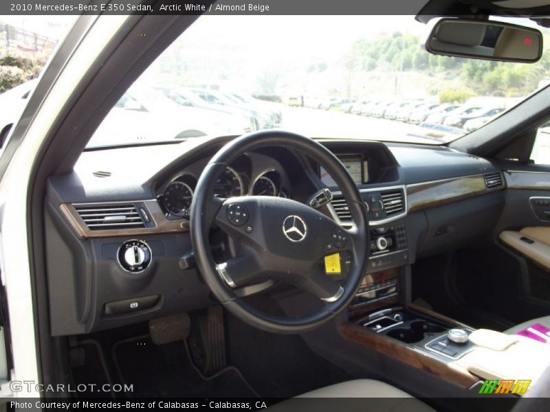 Arctic White / Almond Beige 2010 Mercedes-Benz E 350 Sedan