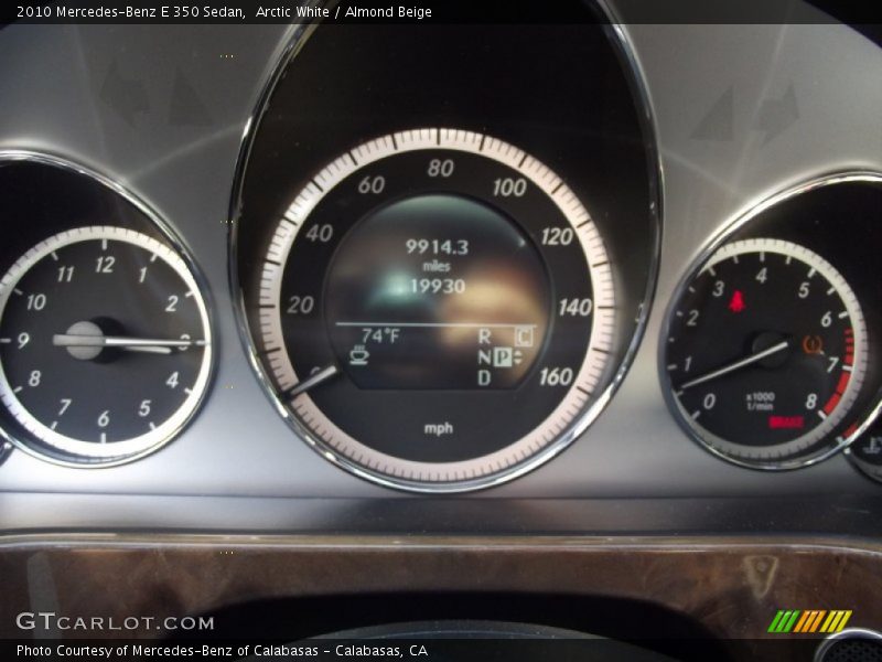 Arctic White / Almond Beige 2010 Mercedes-Benz E 350 Sedan