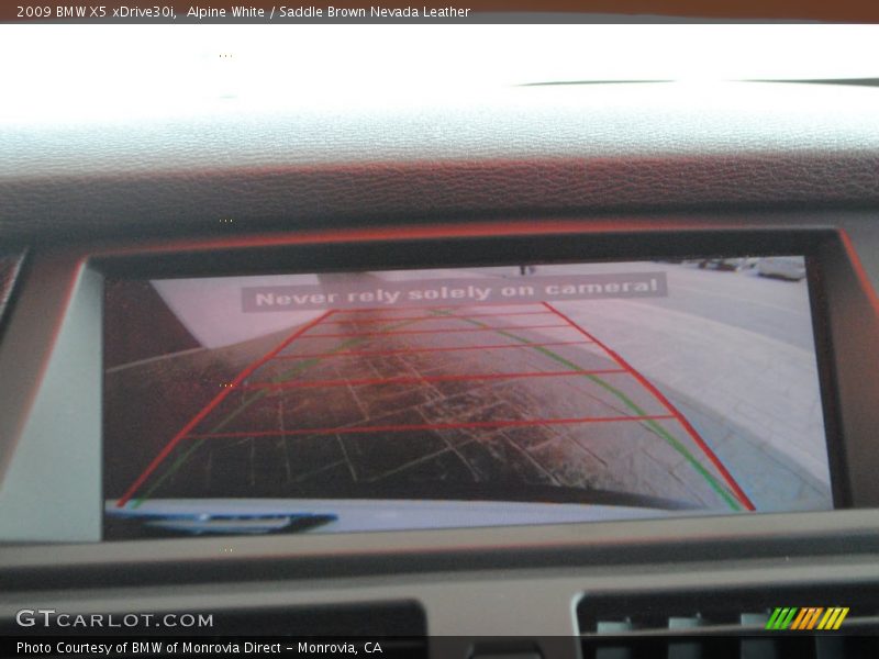 Alpine White / Saddle Brown Nevada Leather 2009 BMW X5 xDrive30i