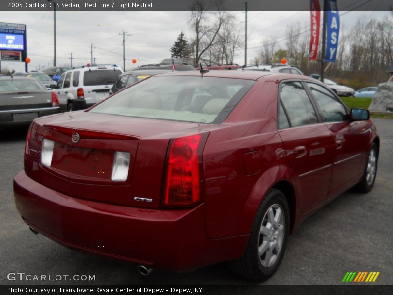 Red Line / Light Neutral 2005 Cadillac CTS Sedan