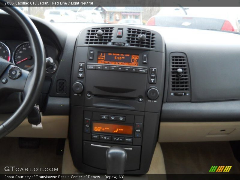 Red Line / Light Neutral 2005 Cadillac CTS Sedan