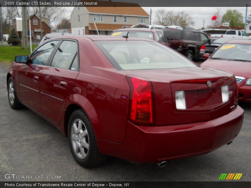 Red Line / Light Neutral 2005 Cadillac CTS Sedan