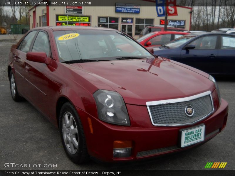 Red Line / Light Neutral 2005 Cadillac CTS Sedan