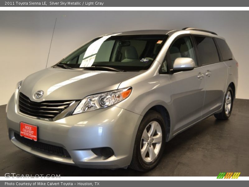 Silver Sky Metallic / Light Gray 2011 Toyota Sienna LE