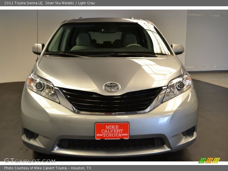 Silver Sky Metallic / Light Gray 2011 Toyota Sienna LE