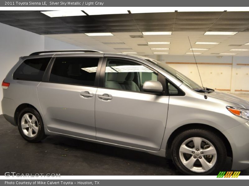 Silver Sky Metallic / Light Gray 2011 Toyota Sienna LE
