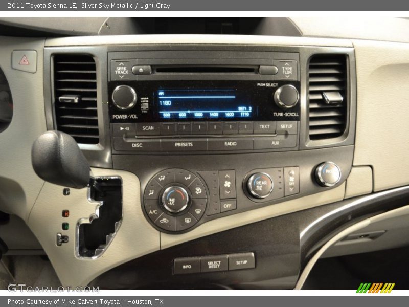Silver Sky Metallic / Light Gray 2011 Toyota Sienna LE