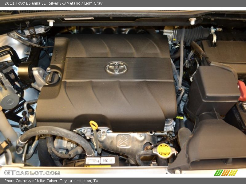 Silver Sky Metallic / Light Gray 2011 Toyota Sienna LE