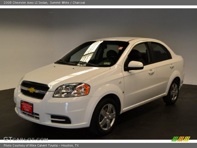 Summit White / Charcoal 2008 Chevrolet Aveo LS Sedan