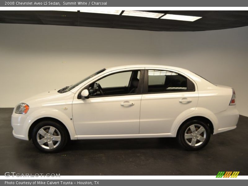 Summit White / Charcoal 2008 Chevrolet Aveo LS Sedan