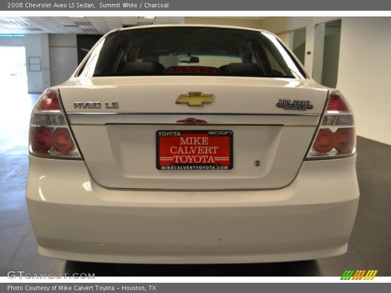 Summit White / Charcoal 2008 Chevrolet Aveo LS Sedan