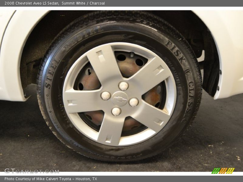 Summit White / Charcoal 2008 Chevrolet Aveo LS Sedan