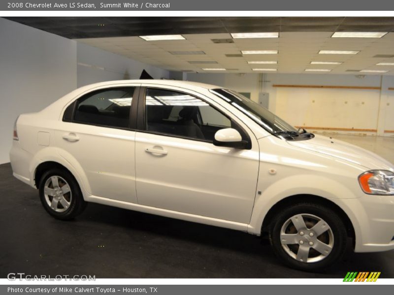 Summit White / Charcoal 2008 Chevrolet Aveo LS Sedan