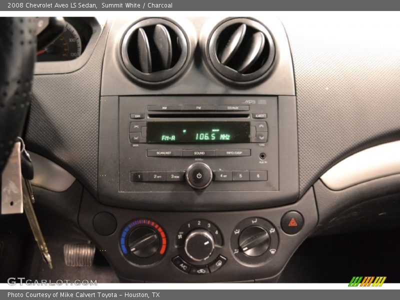 Summit White / Charcoal 2008 Chevrolet Aveo LS Sedan