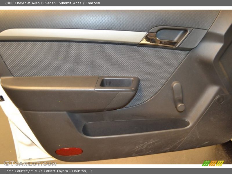 Summit White / Charcoal 2008 Chevrolet Aveo LS Sedan