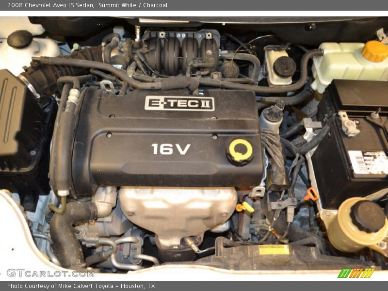 Summit White / Charcoal 2008 Chevrolet Aveo LS Sedan