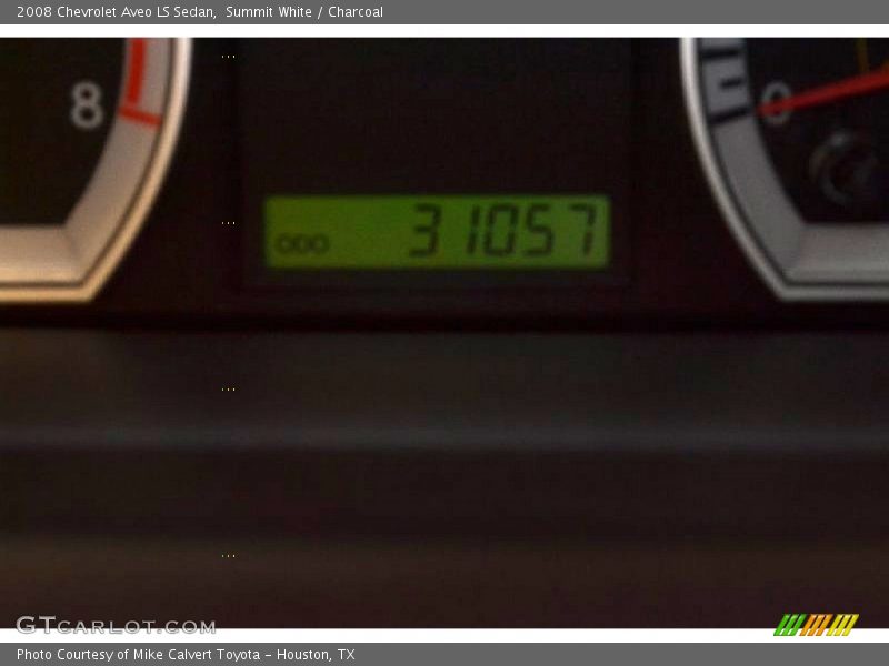 Summit White / Charcoal 2008 Chevrolet Aveo LS Sedan
