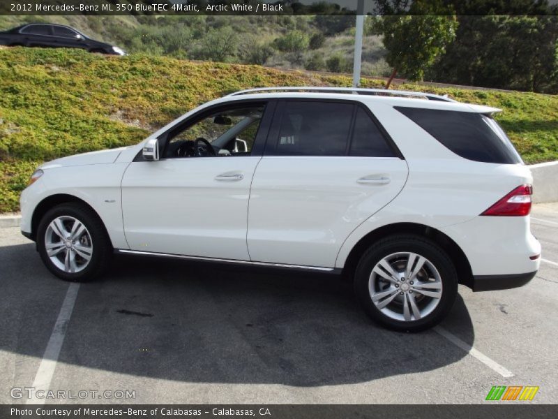 Arctic White / Black 2012 Mercedes-Benz ML 350 BlueTEC 4Matic