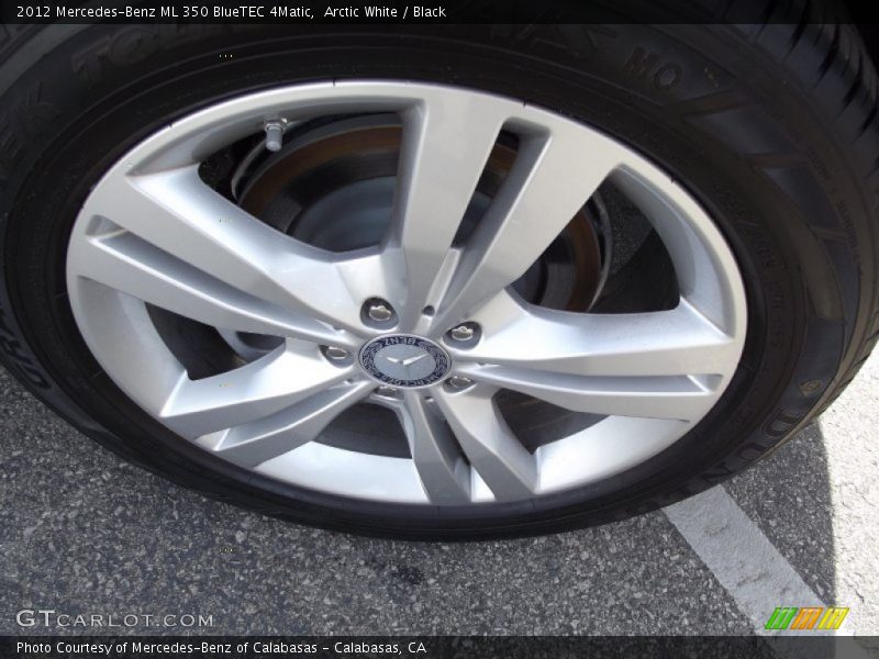 Arctic White / Black 2012 Mercedes-Benz ML 350 BlueTEC 4Matic