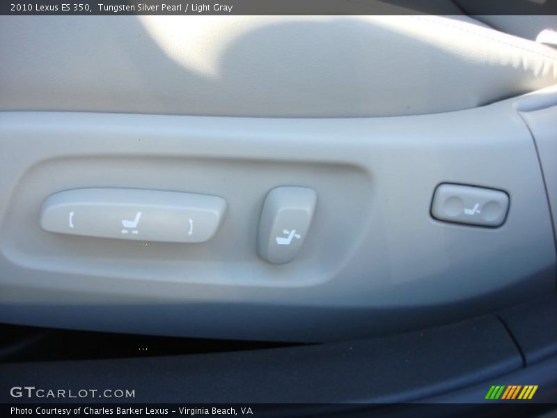 Tungsten Silver Pearl / Light Gray 2010 Lexus ES 350
