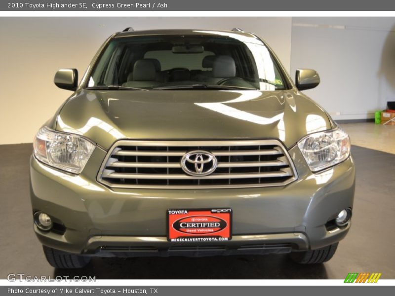 Cypress Green Pearl / Ash 2010 Toyota Highlander SE