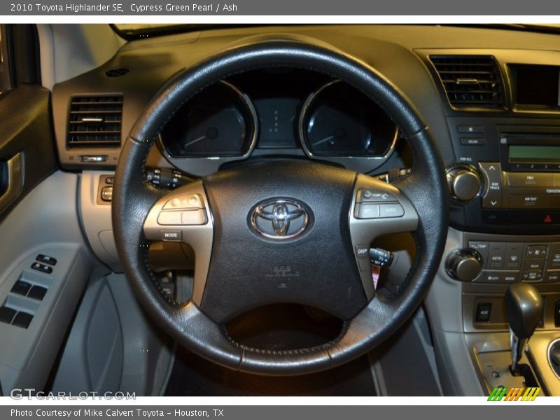 Cypress Green Pearl / Ash 2010 Toyota Highlander SE
