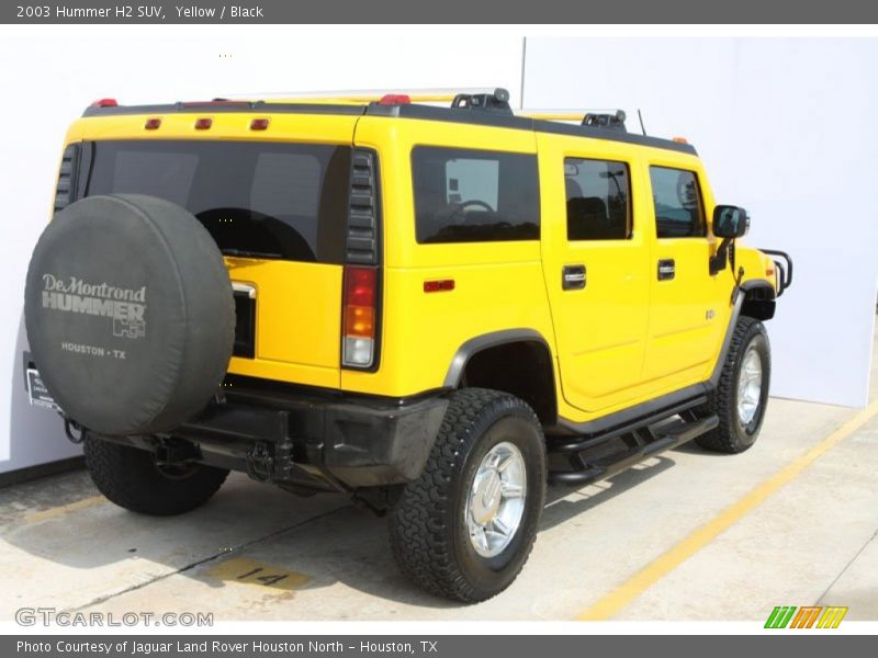 Yellow / Black 2003 Hummer H2 SUV