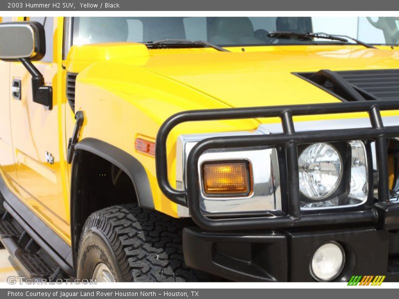 Yellow / Black 2003 Hummer H2 SUV