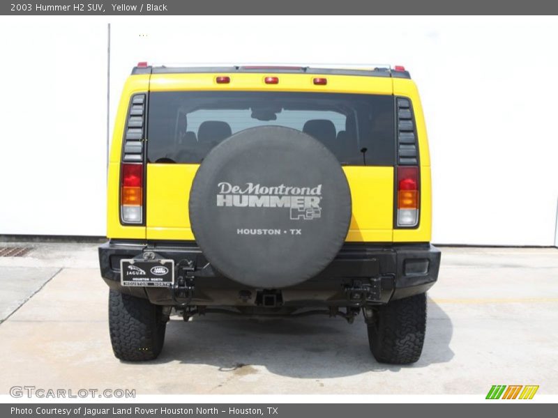 Yellow / Black 2003 Hummer H2 SUV