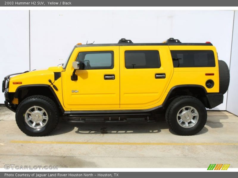  2003 H2 SUV Yellow