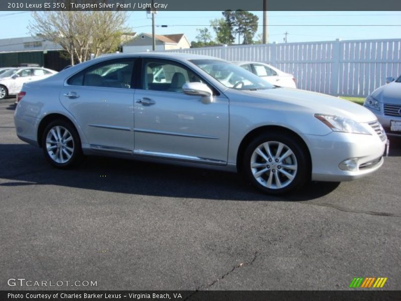 Tungsten Silver Pearl / Light Gray 2010 Lexus ES 350