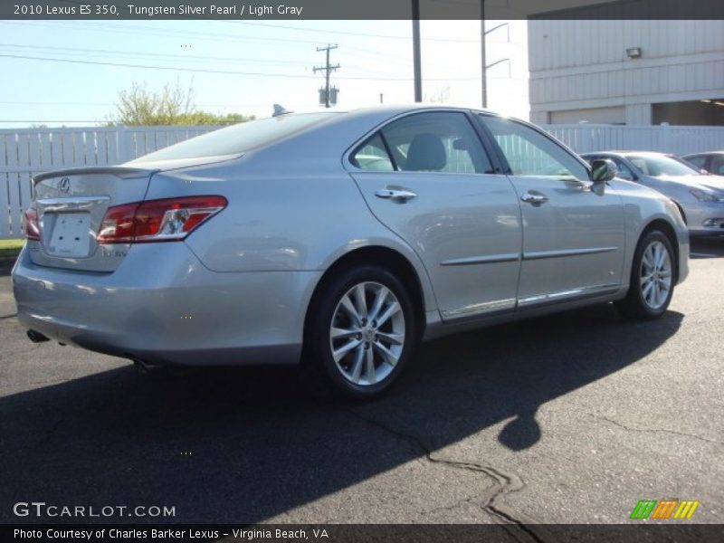 Tungsten Silver Pearl / Light Gray 2010 Lexus ES 350
